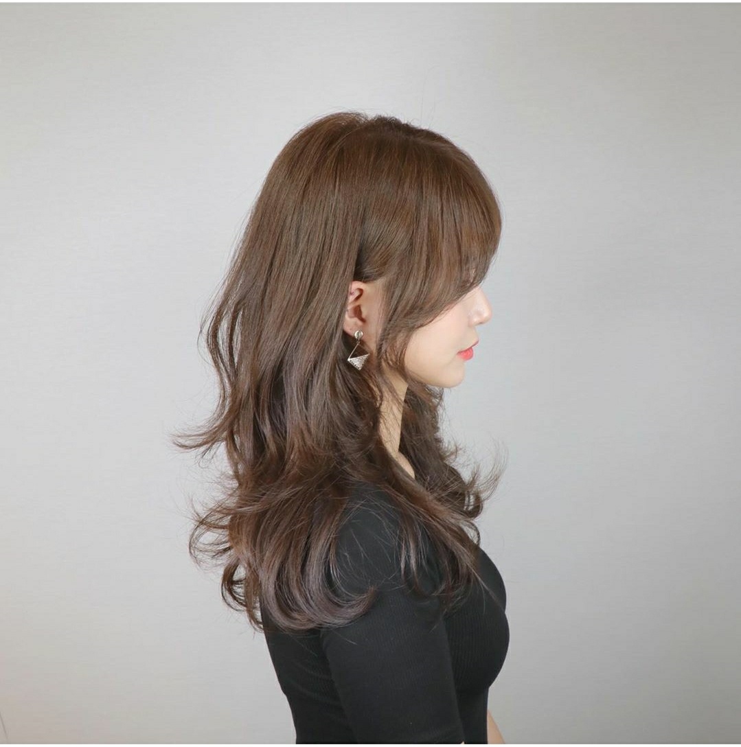 장한평 미용실 레이어드 웨이브